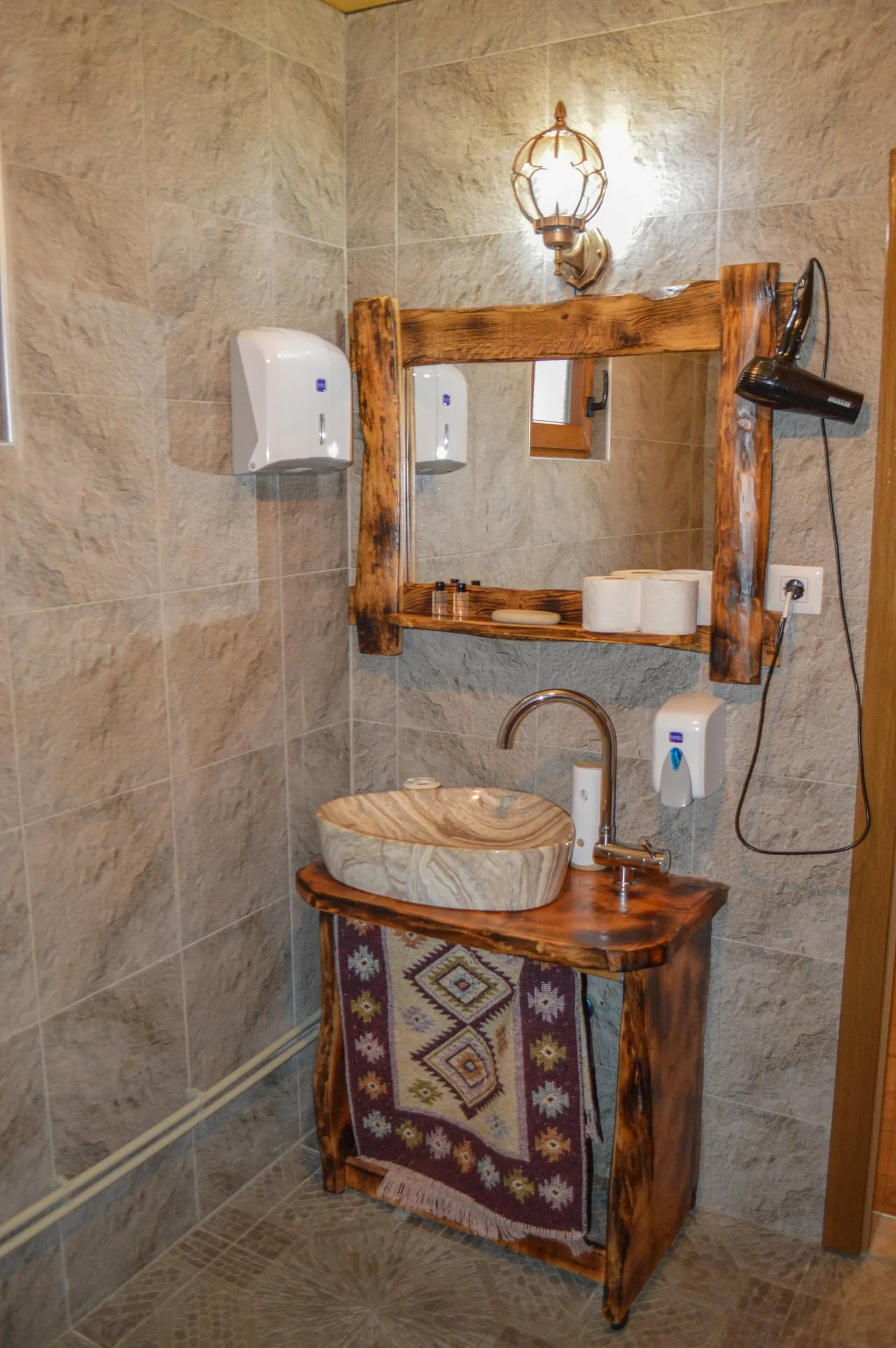 Executive room with fireplace